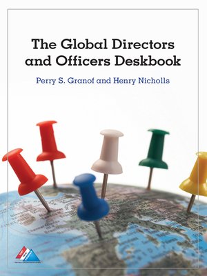cover image of The Global Directors and Officers Deskbook